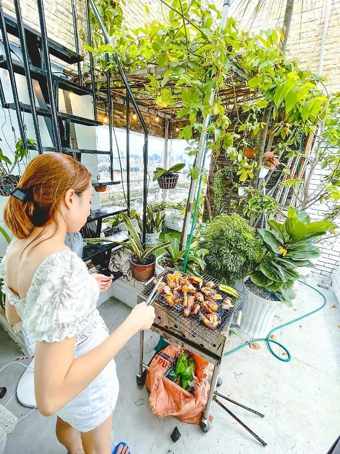 Apartment White Penthouse-Rooftop Pool Private -Central City Ho Chi Minh City